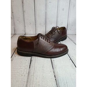 H.S. Trask & Co. Mens Oxfords Shoes Brown Leather Lace Up Size 10.5 M